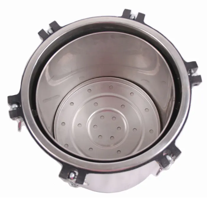 18 Liter Steam Autoclave Bacteria Incinerator Stainless Steel Pressure Steam Sterilizer