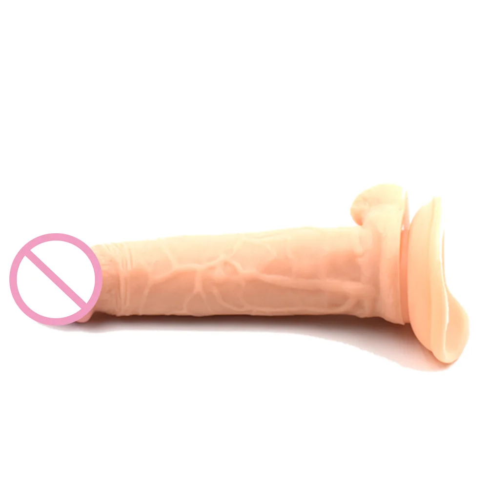 Низкая цена, высокое качество, секс-игрушки «компактные Киски» Реалистический Пенис с присоской, пенис для женщин, мастурбация
