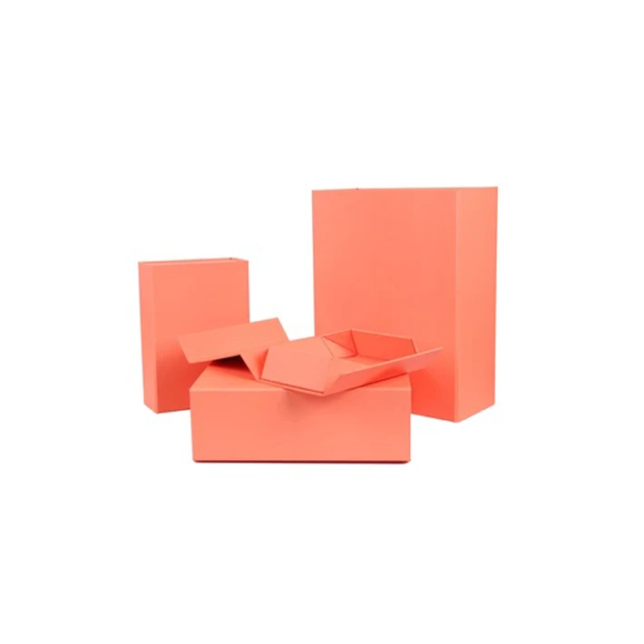 Customized red cardboard underwear magnetic paper packing boxes