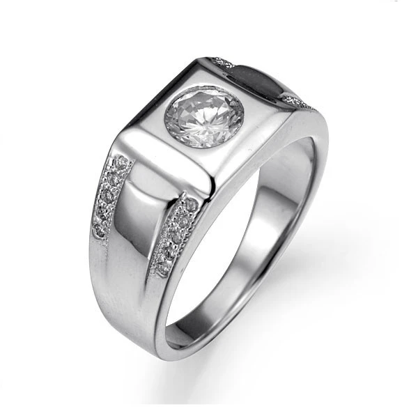 High Quality 925 silver custom mens rings