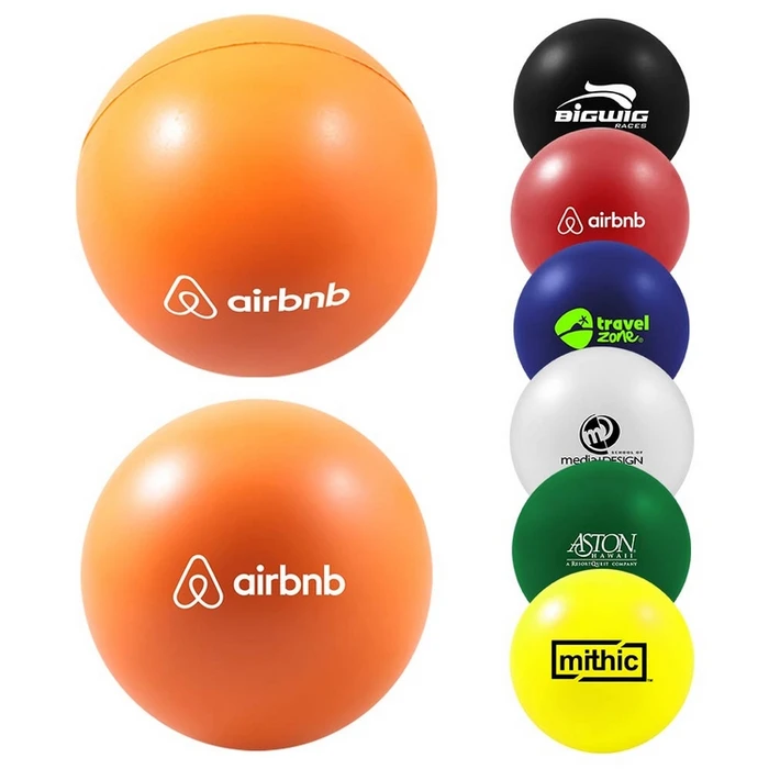 Рекламный мяч-антистресс из полиуретана на заказ