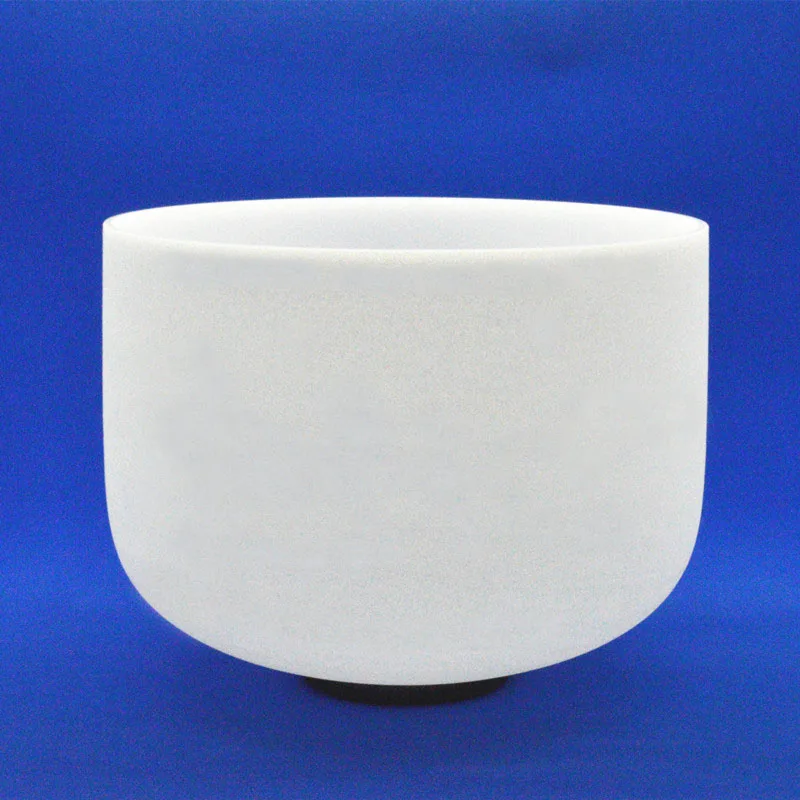 HF 14 Inch Root Chakra C Note Classic Frosted Quartz Crystal Singing Bowl With Carring Case