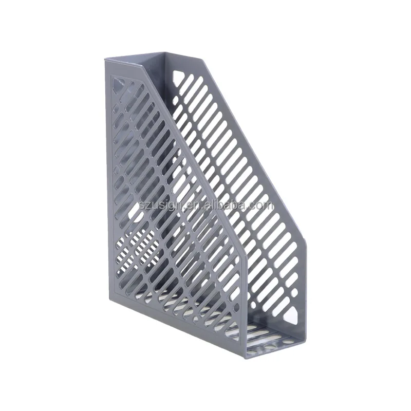 US-9881C Plastic office file rack magazine holder