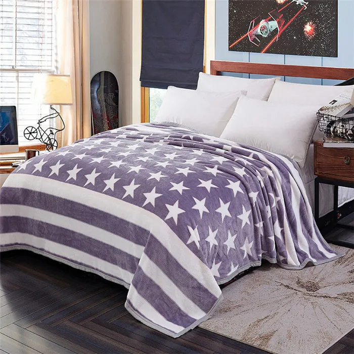 
Wholesale 100% polyester printed flannel baby blanket polyester bed spreads flannel bath sheet fleece blanket rug 