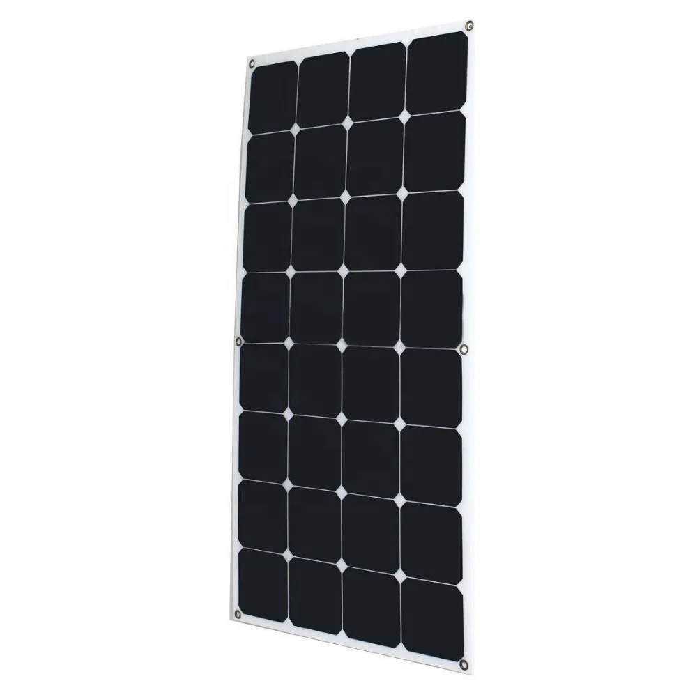 Wholesale semi flexible solar panel for caravan, boat and yacht 50w , 60w, 100w, 120w, 130w, 150w