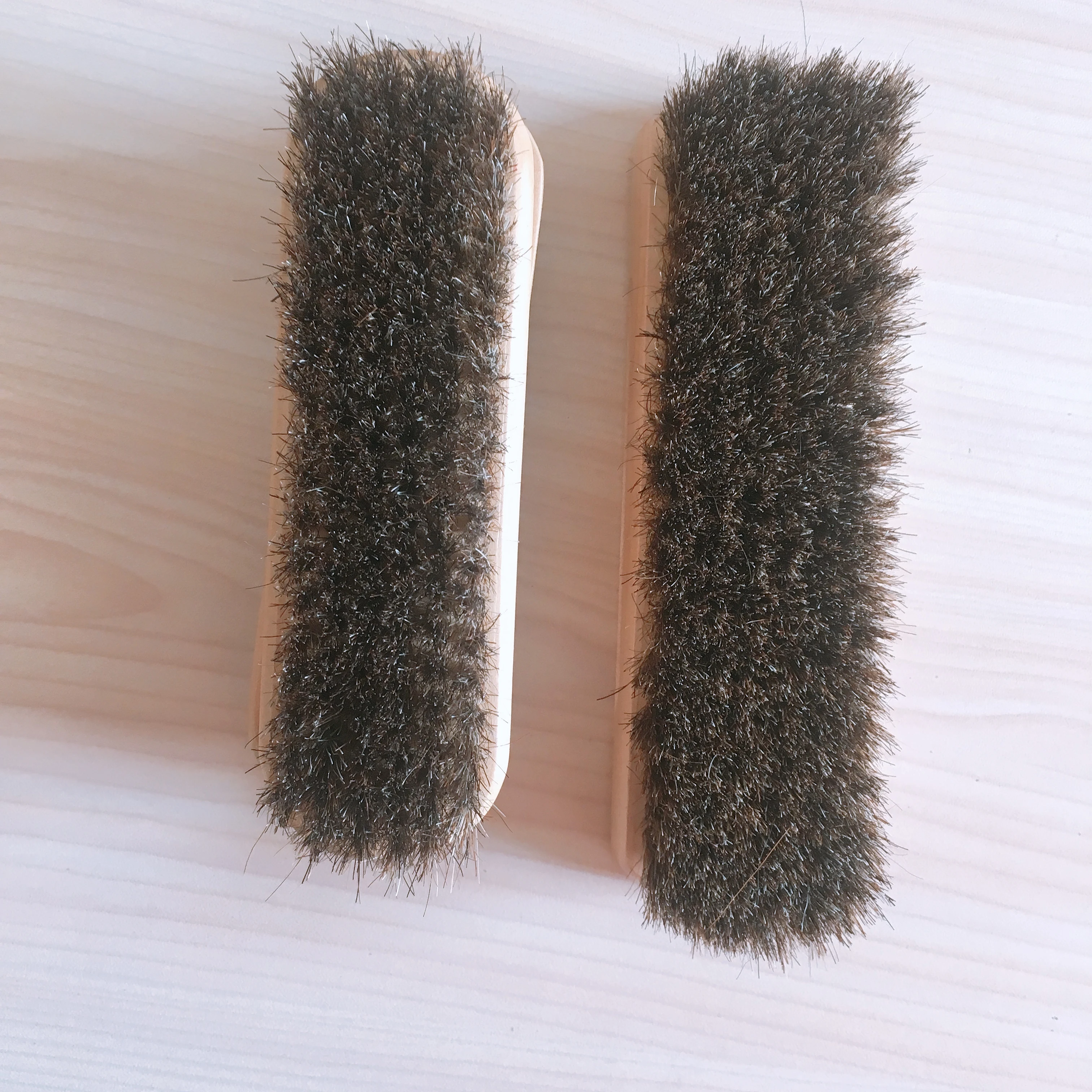 customized pp bristles/horse hair wood handle large shoe clean brush car carpet washing brushes