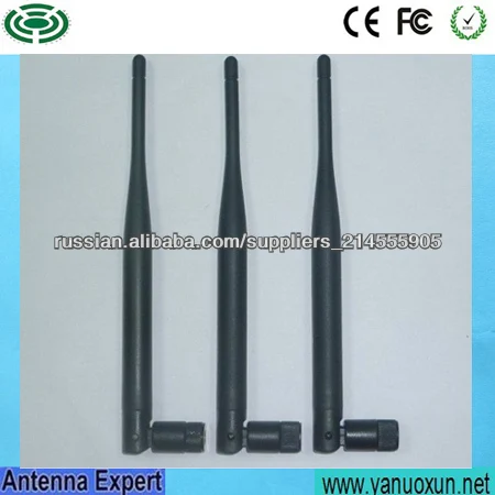 5.8g резиновые антенна 9 дби rp-sma/тнк разъем 5100-5800mhz
