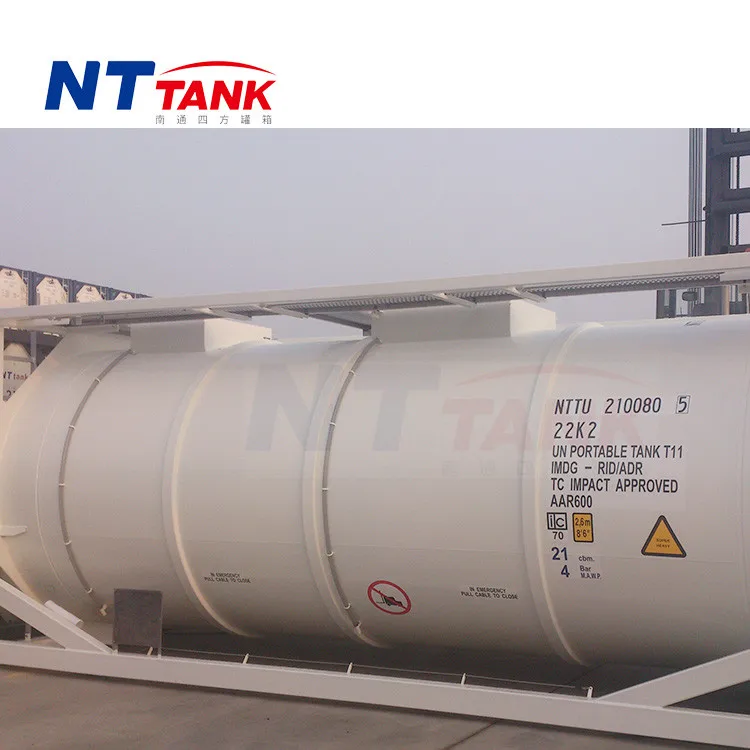 
Good price stainless steel liquid transportation iso tank container 