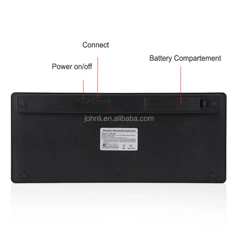 Cheap Universal Ultra-slim Mini Wireless Keyboard for Macbook iPad Android Tablet Windows BT3.0 Wireless keyboard