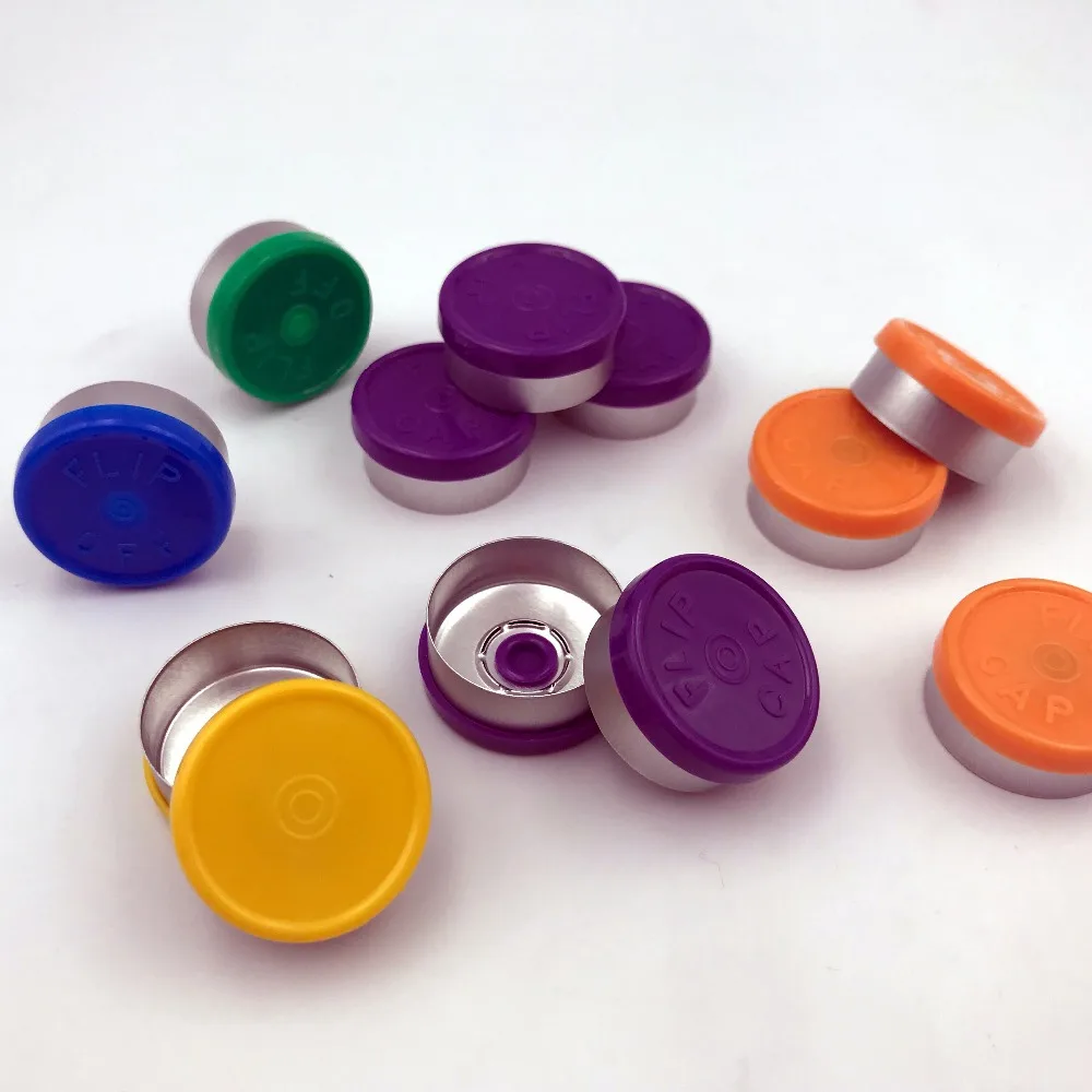 20mm Aluminium Plastic Multi-Cap Flip Top Caps