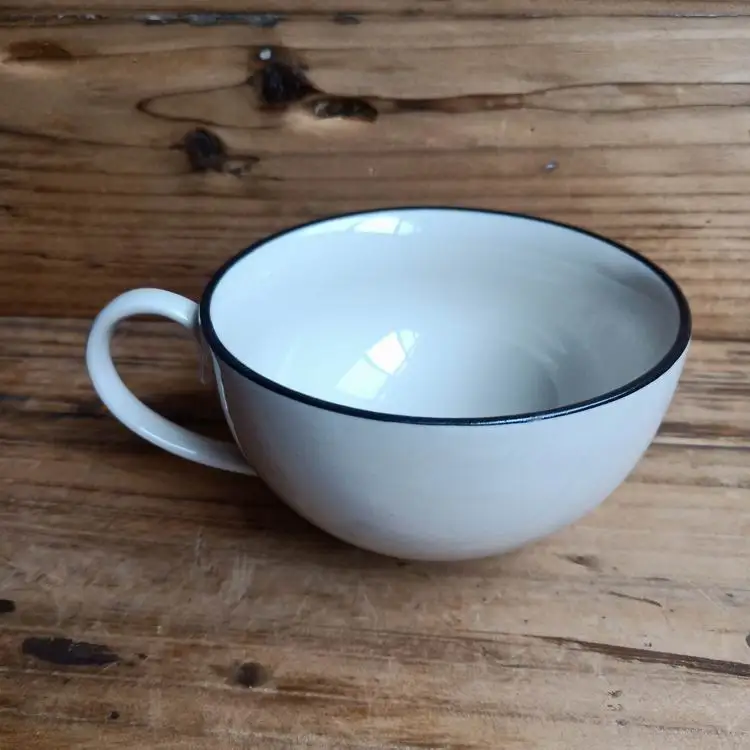 
Quality and cheap consise style Hand paintedCeramic Coffee cup and saucer set 