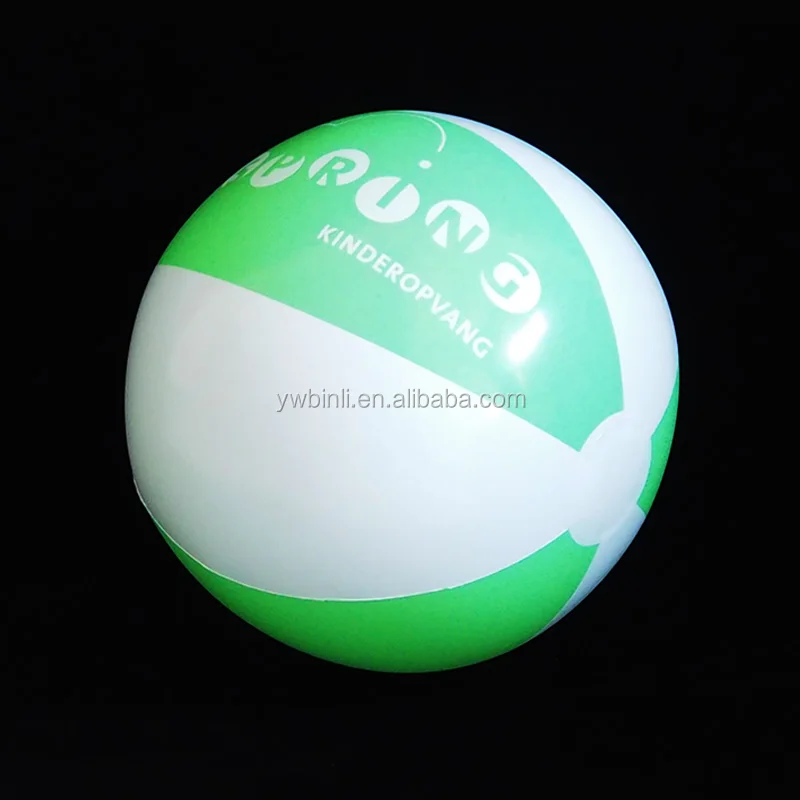 EN71 standard PVC inflatable beach ball color assorted blow up beach balls with logo