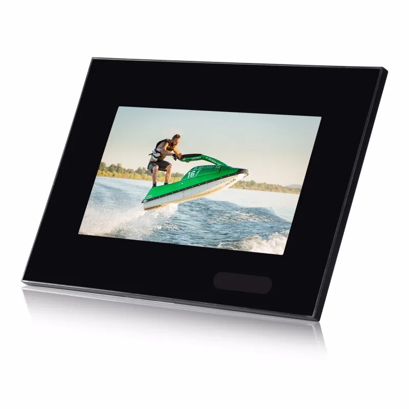 7 inch motion sensor battery powered video promotion lcd ad display monitor with audio player for chain store promotion
