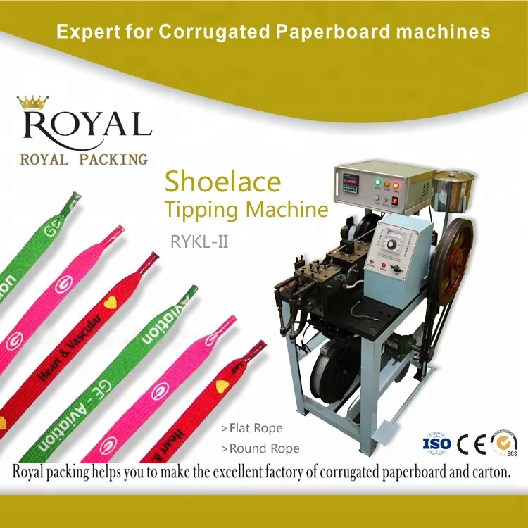 Semi-auto shoelace aglet tipping machines