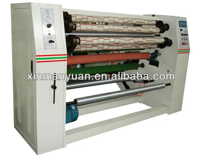 Automatic BOPP Carton Sealing Tape Slitter Rewinder(BOPP Tape Slitting Machine)XMY008