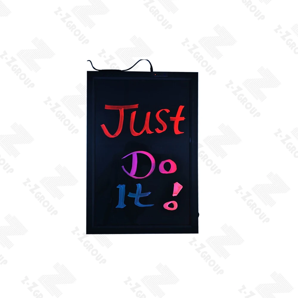 LED Fluorescent LED Writing Board Manufacturer Illuminated Colored Marker RGB Flash Lighting Board SMD5050 Advertising Display