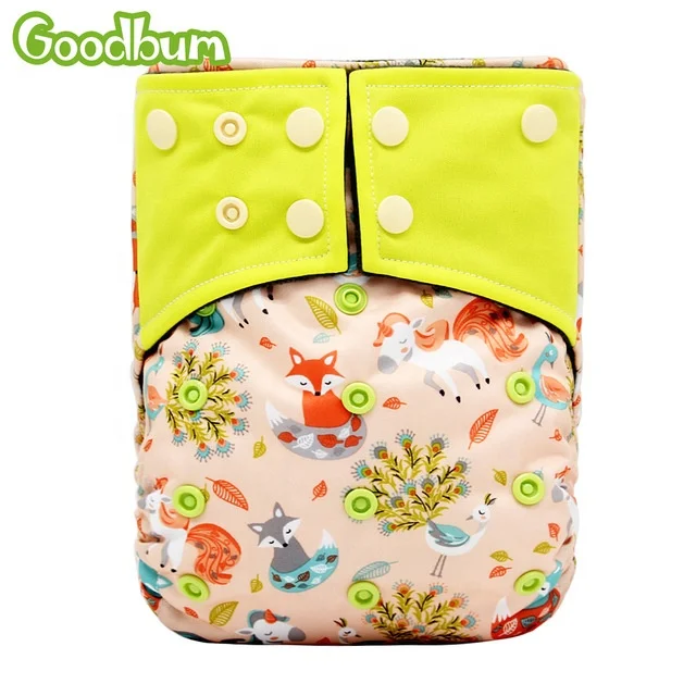 Goodbum Charcoal Bamboo Inner Washable Cloth Nappy Diaper Baby Insert Reusable Diapers