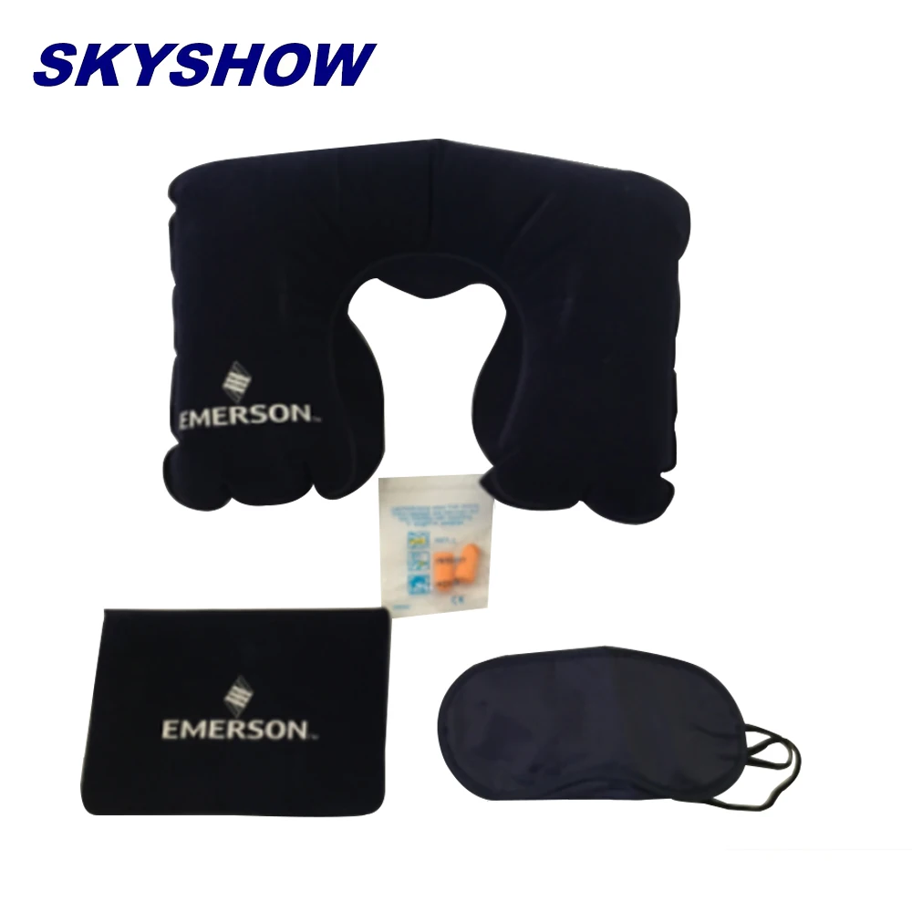 Airline Comfortable Amenity Kit/Amenities Travel Set/Travel With Hearing Protection Eye Mask Pillow Earplugs