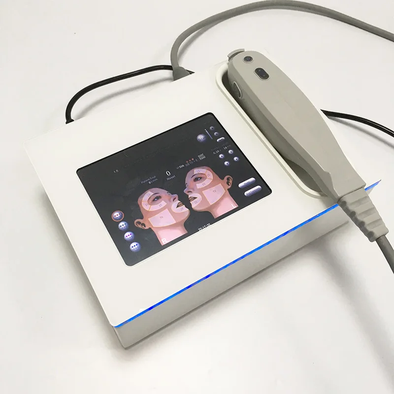 HOT!!cheap price portable SMAS skin tightening mini hifu anti aging ultrasound device with 5 cartridges Yting machine