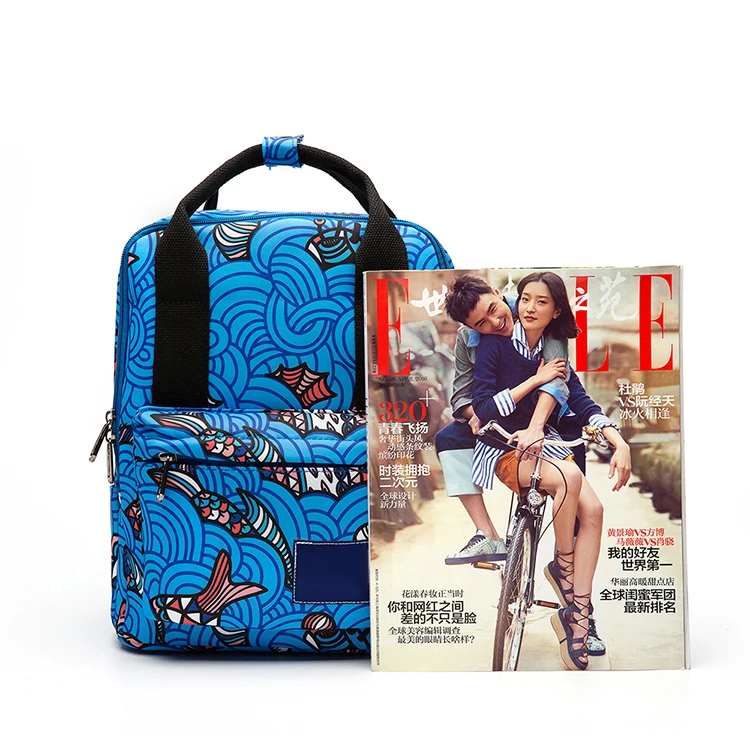 Yiwu Casual bag Korean sports backpack travel men and women private canvas backpack