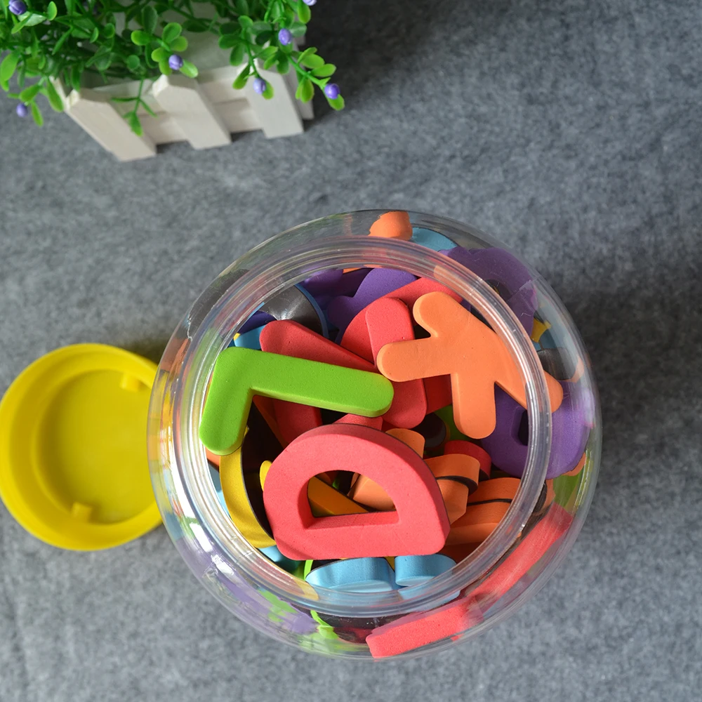Rubber Magnets Fridge Magnetic EVA spanish alphabet eva foam play mat for kids acrylic alphabet letter