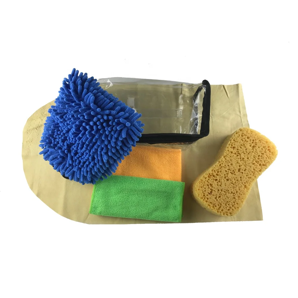 Household portable car washing and cleaning tool kit