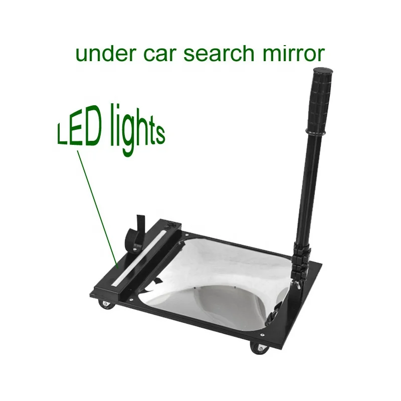 Under car bomb detector with square mirror TEC-V5 under vehicle inspection security checking mirror.