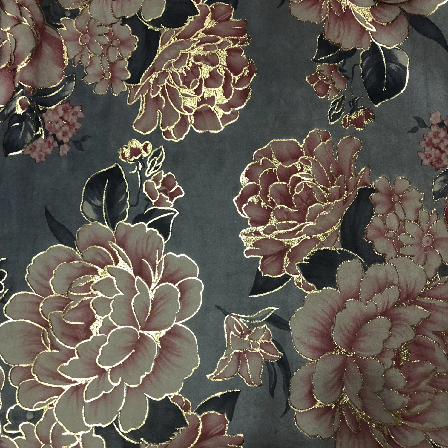 Hot sale Printed flower Spandex super soft velvet fabric with hot new design for bedding article and home textile