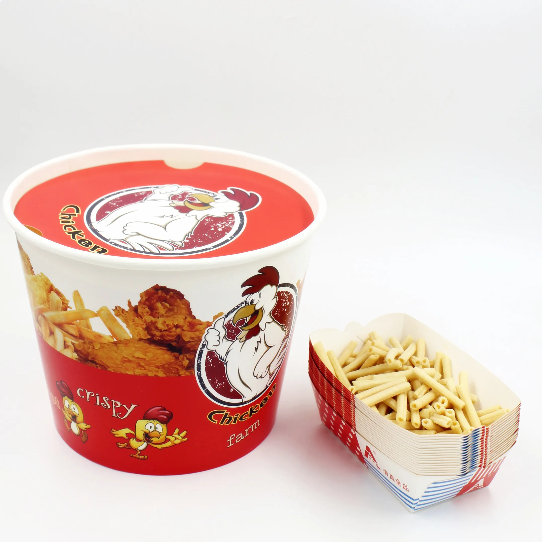paper food bucket 85oz fried chicken bucket