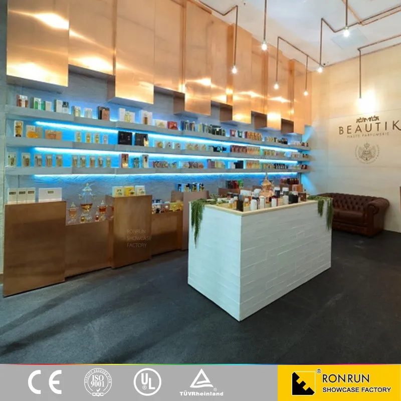 Индивидуальный деревянный дизайн салона косметики для продажи