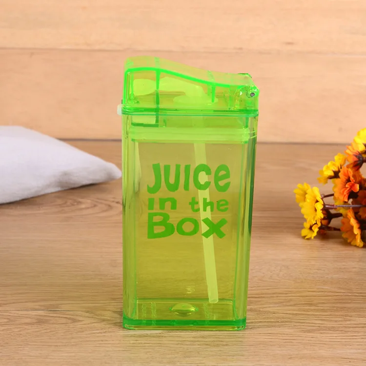 New Plastic Water Bottle Lemon Juice Milk Drinking Box