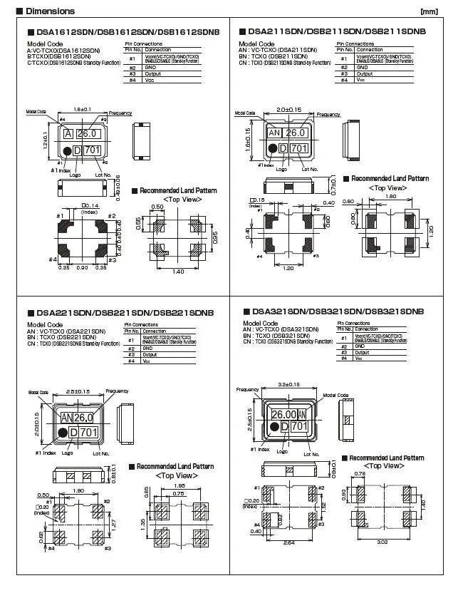 Hot Sale New and Original KDS DSB211SDB  Crystal Oscillator