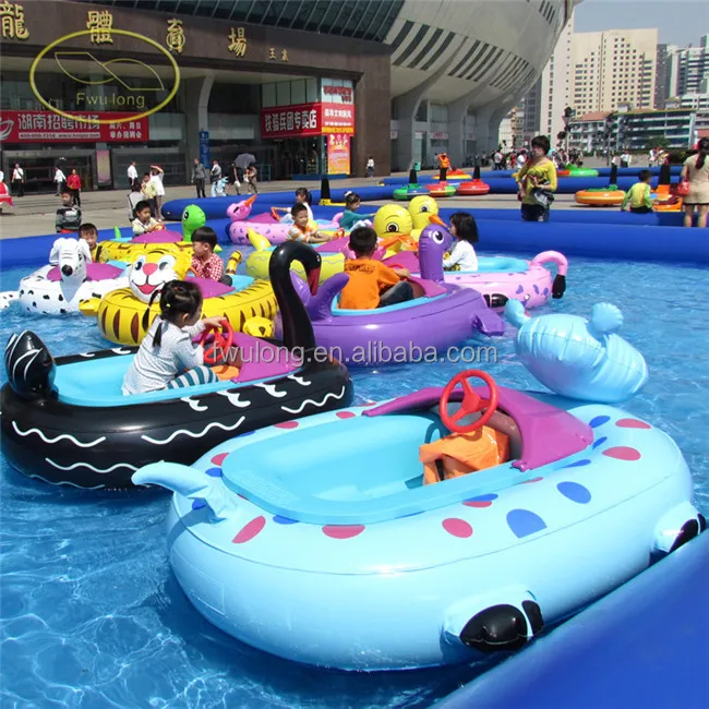 Эксклюзивный производитель Fwulong электрическое оборудование водная лодка для животных надувная бамперная Детская батарея Бампер Лодка продажи