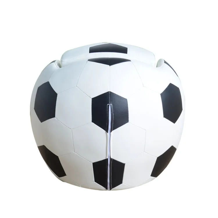 Kindergarten Kid Furniture PVC Ball Shape Sofa Chair Waterproof solid wood 2-piece set of kids stool