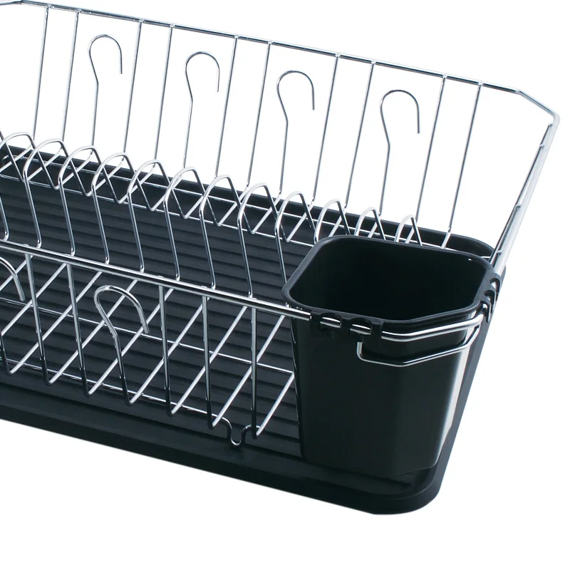 Kitchen Drying Dish Rack Plates Bowl Cup Storage Organizer Holder Tray Tableware Shelf Single Layer Organizar  Cabinet Basket