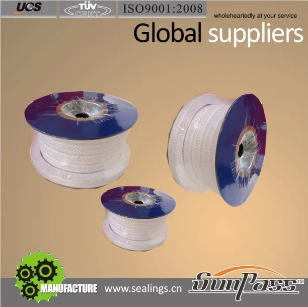 Лучшие продажи чистого ПТФЭ Сальниковая набивка Экспортеры