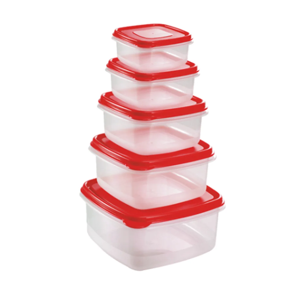 5 in 1 food storage container bpa fee food grade cereal container food container with lids for store cereal