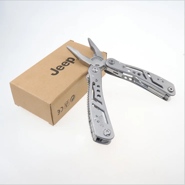 9pc 2cr stainless steel multifunction plier with ABS handle stainless steel cutting pliers