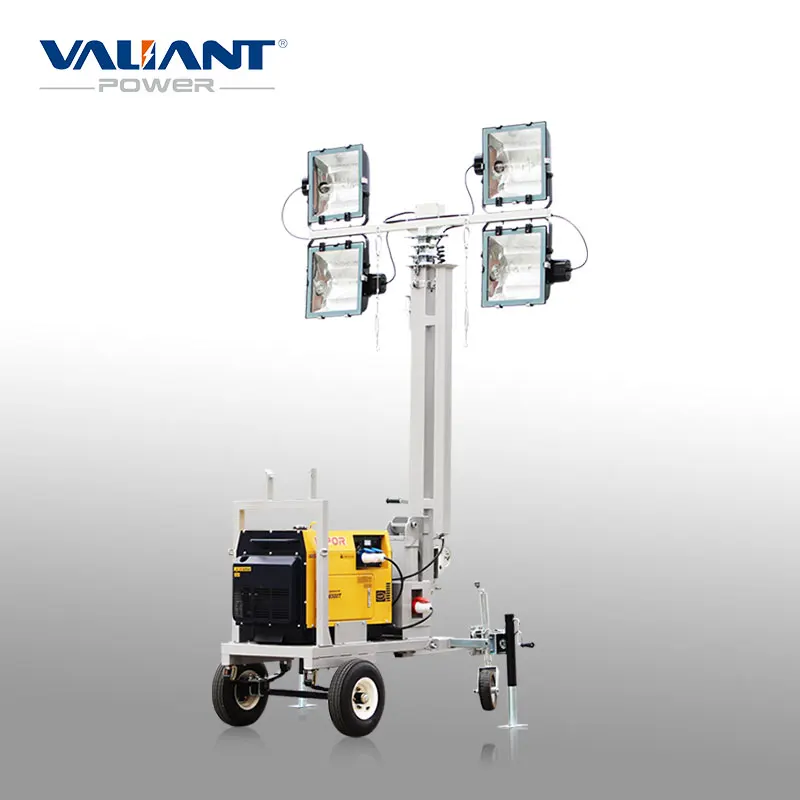 High Quality diesel Generator Mobile Kubota Light Tower From Factory Sale