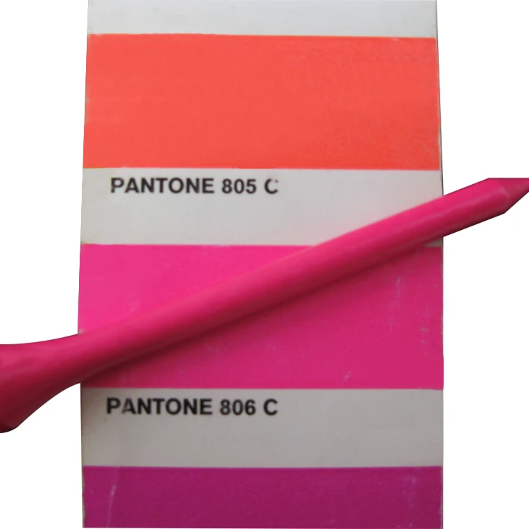 
Special color fluorescence serious neon pink neon orange neon green golf tees 