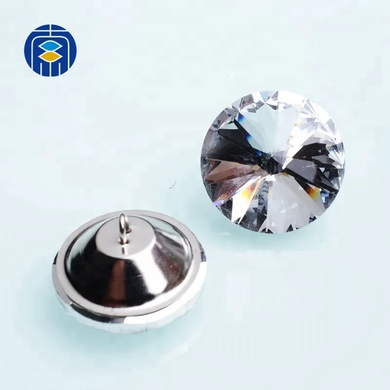 
Julee 20mm Crystal buttons upholstery sofa crystal pull buttons 