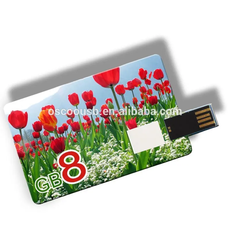 рекламные супер тонкий кредитной карты usb флэш-диск 8gb горячая продажа