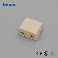 Telephone modular box RJ11 modular jack