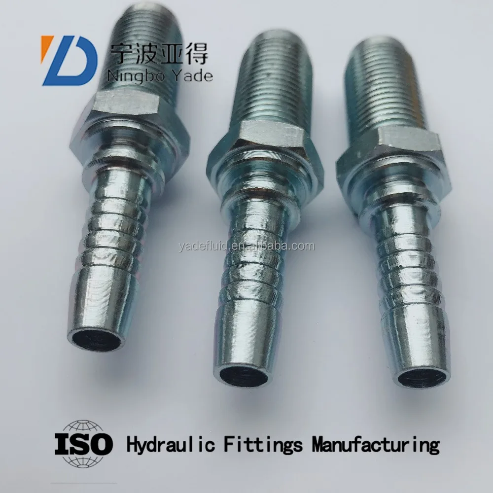 10811L-22-08 Advanced metal stainless steel brass metric hydraulic hose end fitting connectors