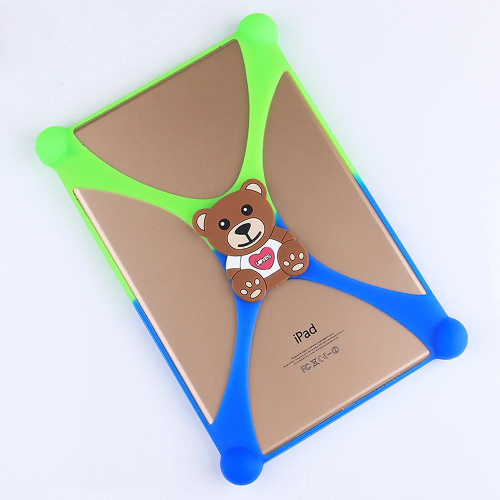 Wholesale Tablet Cases 10.1 Silicone Rugged Tablet Case Cute 3D Tablet PC Case