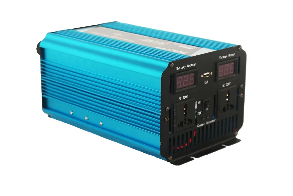 12v 220v inverter with battery charger DC to AC 800W Pure Sine Wave Power Inverter with Battery Charger CE approval