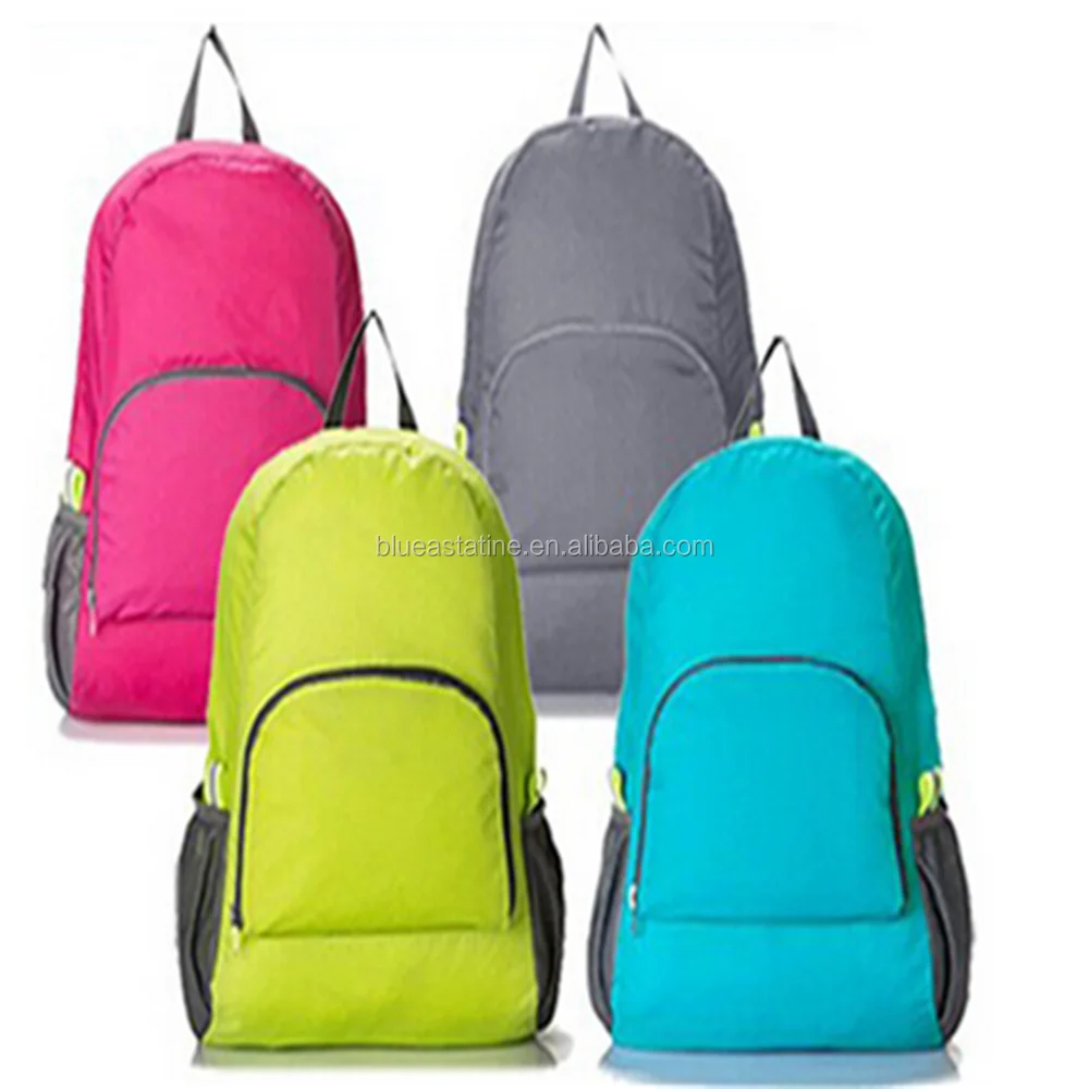 Custom outdoor traveling bag Folding sports bag back pack