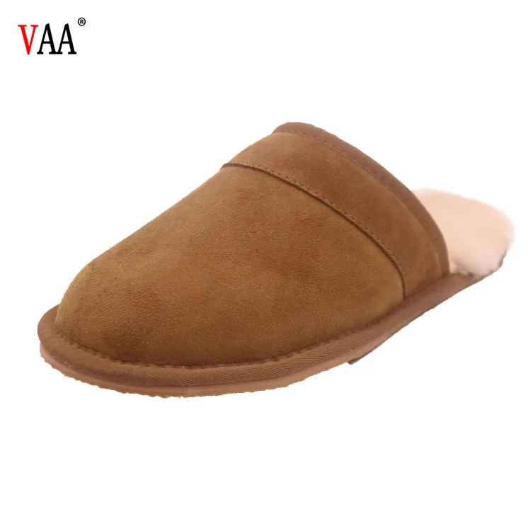 AN-CF-100 Genuine Leather And Lining Sheepskin Latest Design Wholesale Slippers From China,China Wholesale Slippers