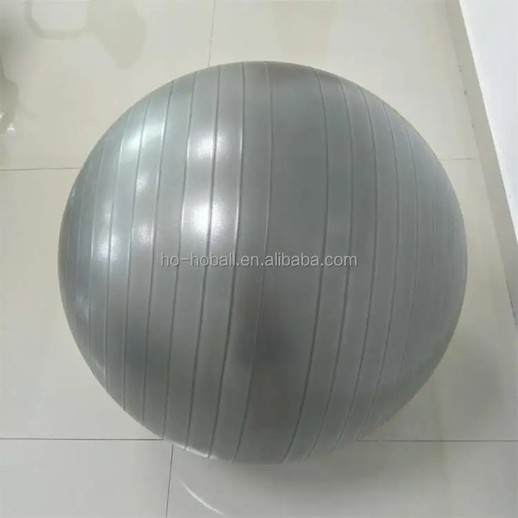 Anti-burst and slip resistant exercise ball with stability base