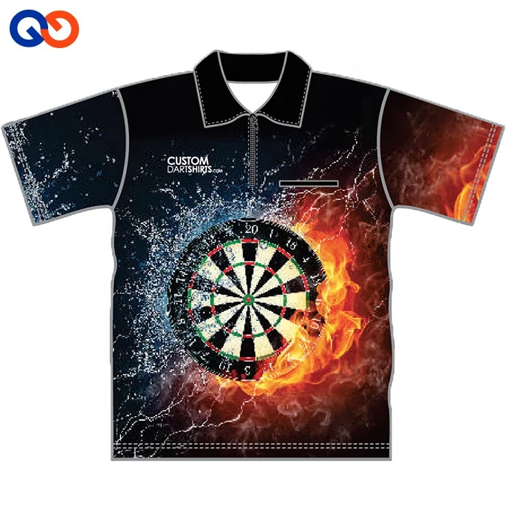 New design custom sublimation darts shirt darts jerseys